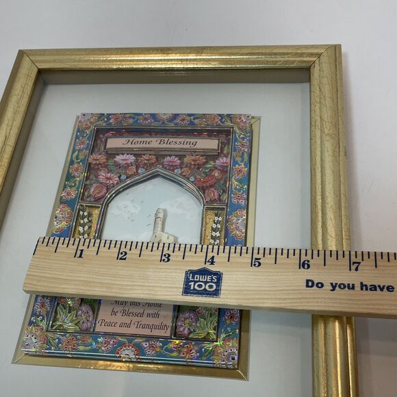 Enya Keshet Home Blessing Davids Tower Hand Layered Decoupage Israeli Artist - Picture 13 of 14
